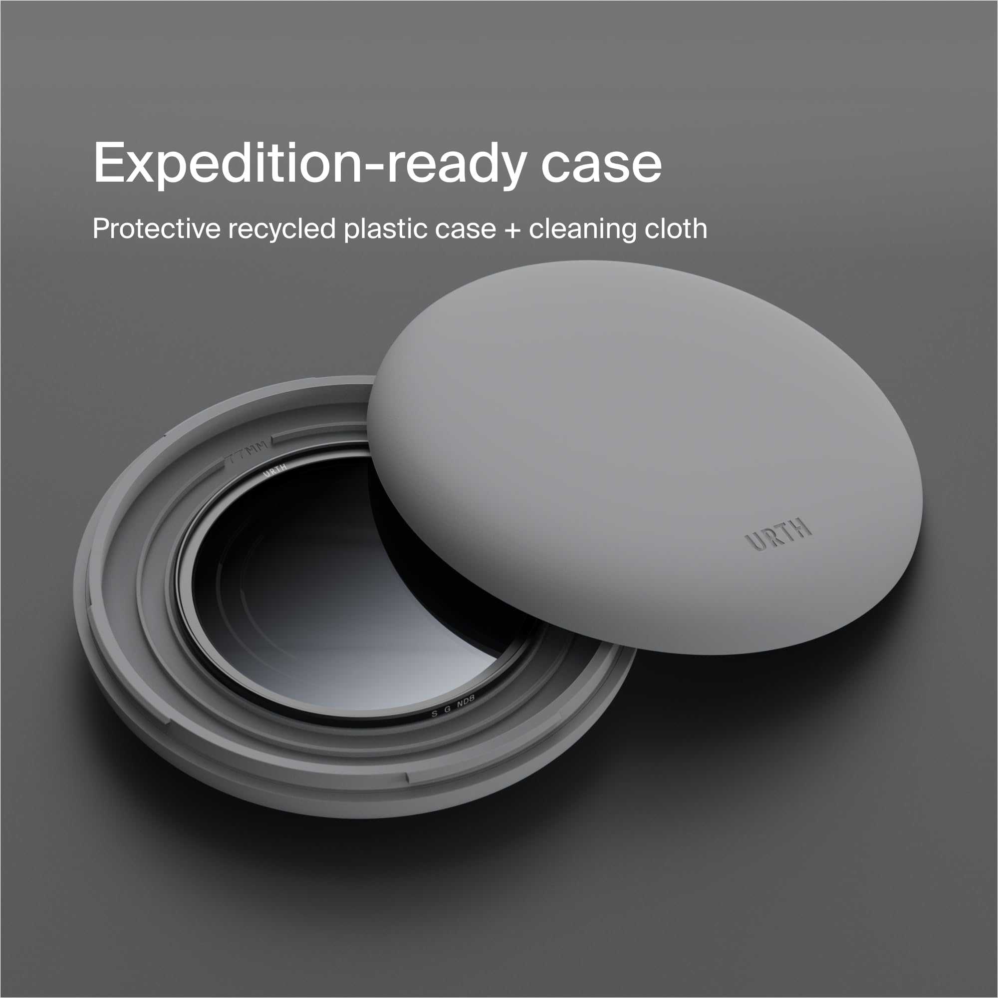 Urth 77mm Magnetic Soft Graduated ND8 Lens Filter (Plus) - 3-Stop, Ultra-Slim 20-Layer Nano-Coated Grad Neutral Density Exposure Balance Camera Filters - Image 5