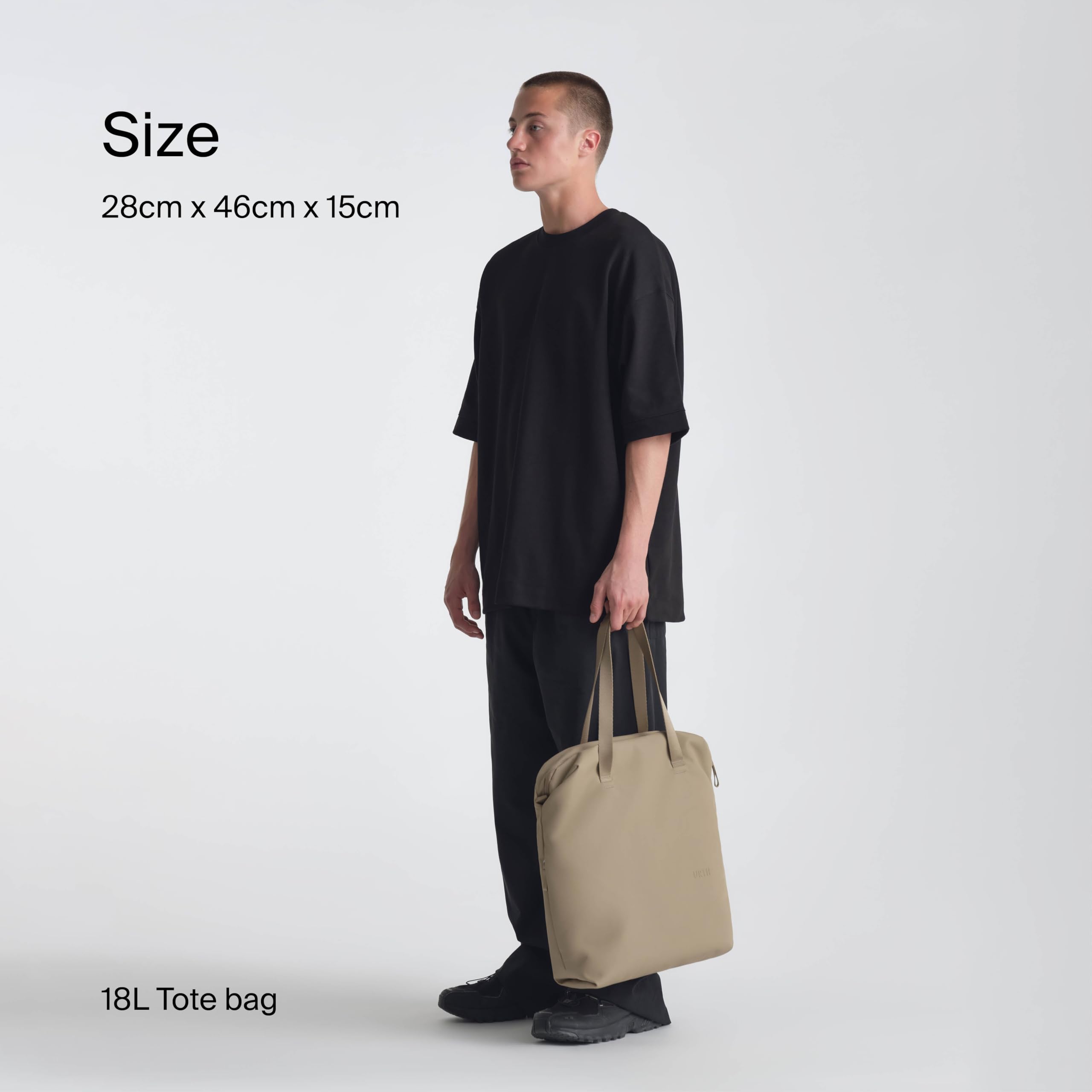 Urth Arkose 18L Utility Tote Bag - Water Resistant, Recycled, 13 Inch Laptop Tech Tote Bag with 9 Exterior & Interior Pockets - Image 7
